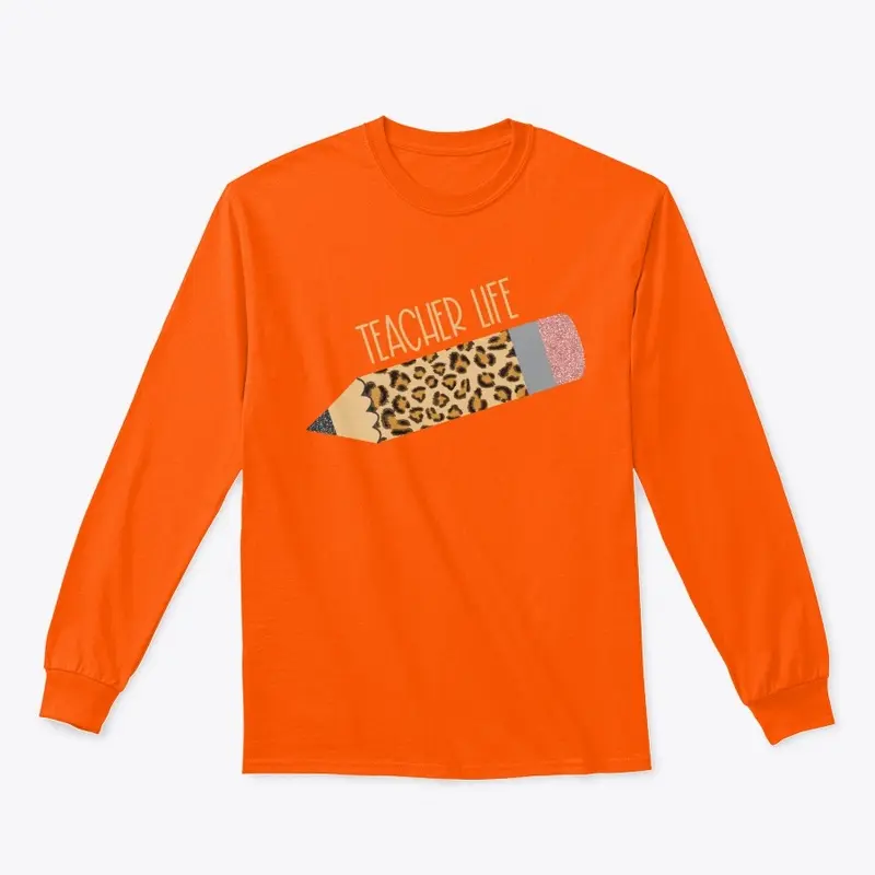 TEACHER LIFE APPAREL ANIMAL PRINT