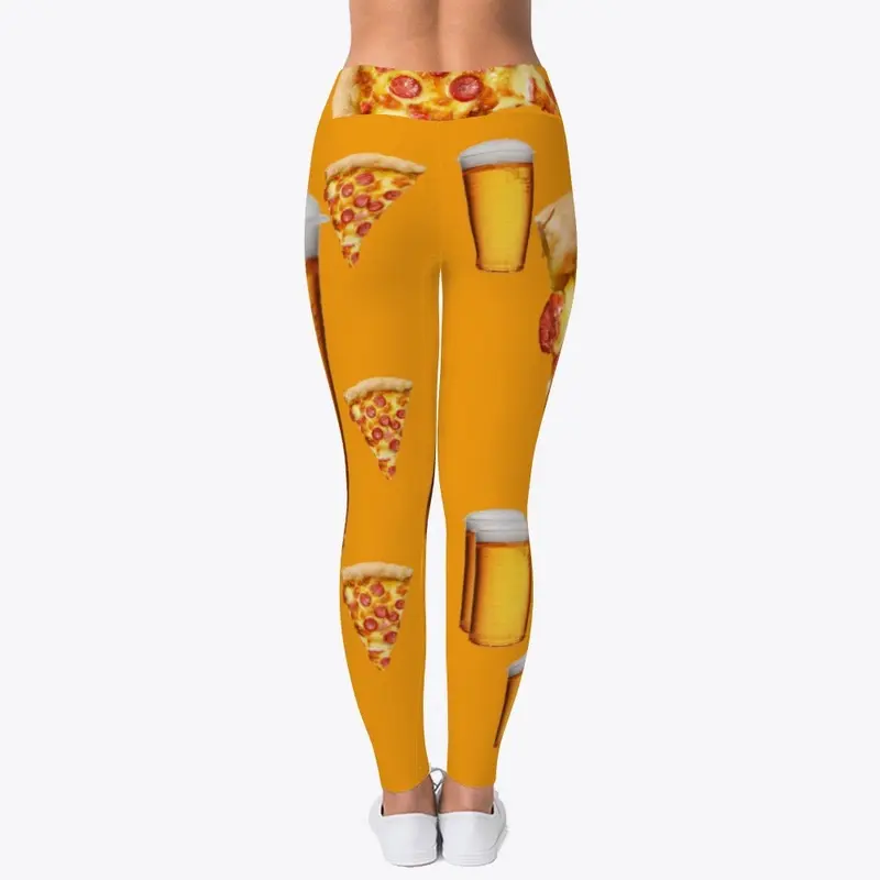 PIZZA AND BEER ALL OVER APPAREL 