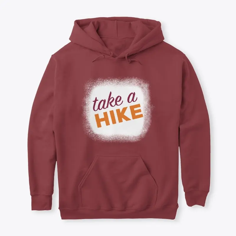 TAKE A HIKE APPAREL MAROON &amp; ORANGE